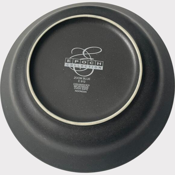 Epoch Collection Zoom Blue Bowls Salad Cereal Set of 3 7.5" Dishwasher Oven Safe - Picture 6 of 8